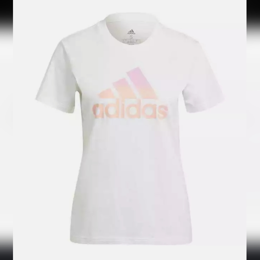 🧡 Adidas Tie Dye Printed Logo T-Shirt - Size XS NWT - Picture 1 of 9